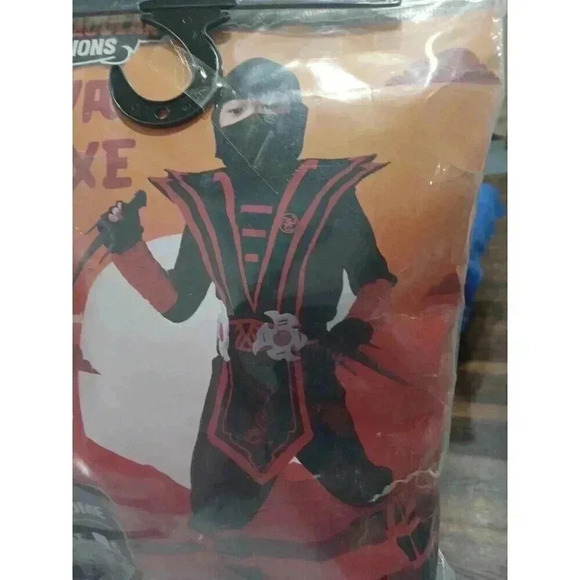 Spooktacular Creations Ninja Costume Kids, Muscle Ninja Deluxe Set for Kungfu 3T - Picture 1 of 6